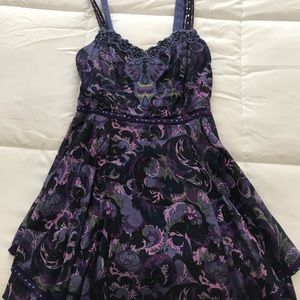 Free People Purple Mini Dress